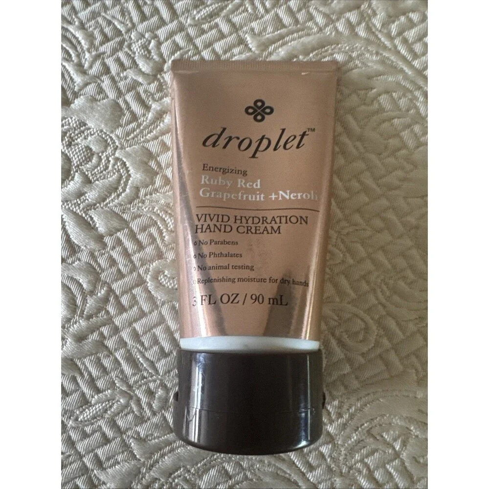 Droplet Ruby Red Grapefruit+Neroli hand cream, Indian Lotus+Seagrass Body Butter